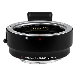 Fotodiox Pro Lens Mount Auto Adapter - Canon EOS (EF / EF-S) D/SLR Lens to Canon EOS M (EF-M Mount) Mirrorless Camera Body - with Full Automated Functions
