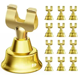 12 Pack Gold Table Card Holders & Place Card Holders – Elegant Table Number Holders for Weddings, Events & Parties – Photo & Menu Card Holder for Table Display – 1.8 Inch Tall