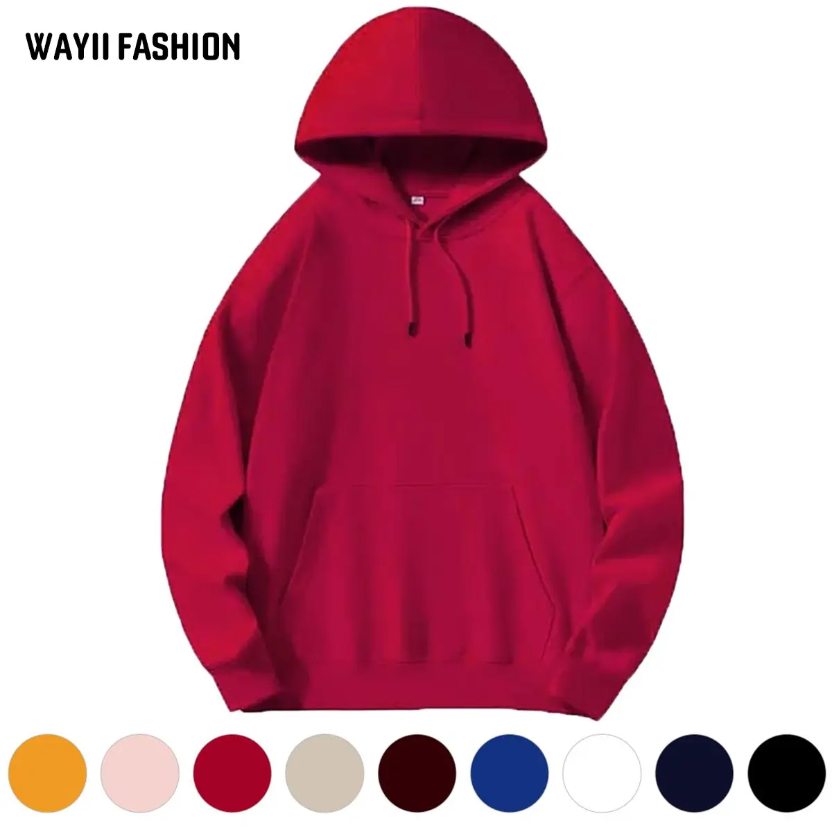 Lady's Long-Sleeve Ribbed Kangaroo Pocket Hoodies - Comfy Basic Fleece Pullover, Korean Minimalist Winter Medium-Length Floral Skull Everyday Tops, Versatile Jeans-Matching Womenswear, Cotton, Loose, Soft, Sweatshirts, Work, Pullover Hoodie, Fabric, Long,
