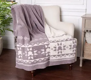 Barefoot Dreams CozyChic Disney Mickey Fair Isle Throw Barefoot Dreams CozyChic Disney Mickey Fair Isle Throw