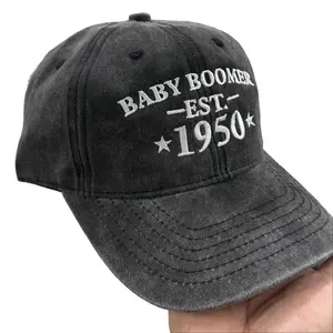 Baby Boomer Customize Hat, Baby Boomer Cap, Baby Boomer Hat Perfect Gift For Dad Low Profile Dad Hat-Pigment Dyed