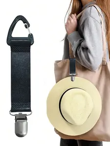 Travel Hat Clip, Attachable to Bags, Backpacks, Luggage, Essential Travel Accessory, Outdoor Gear, Summer Must-Have, Office & School Supplies