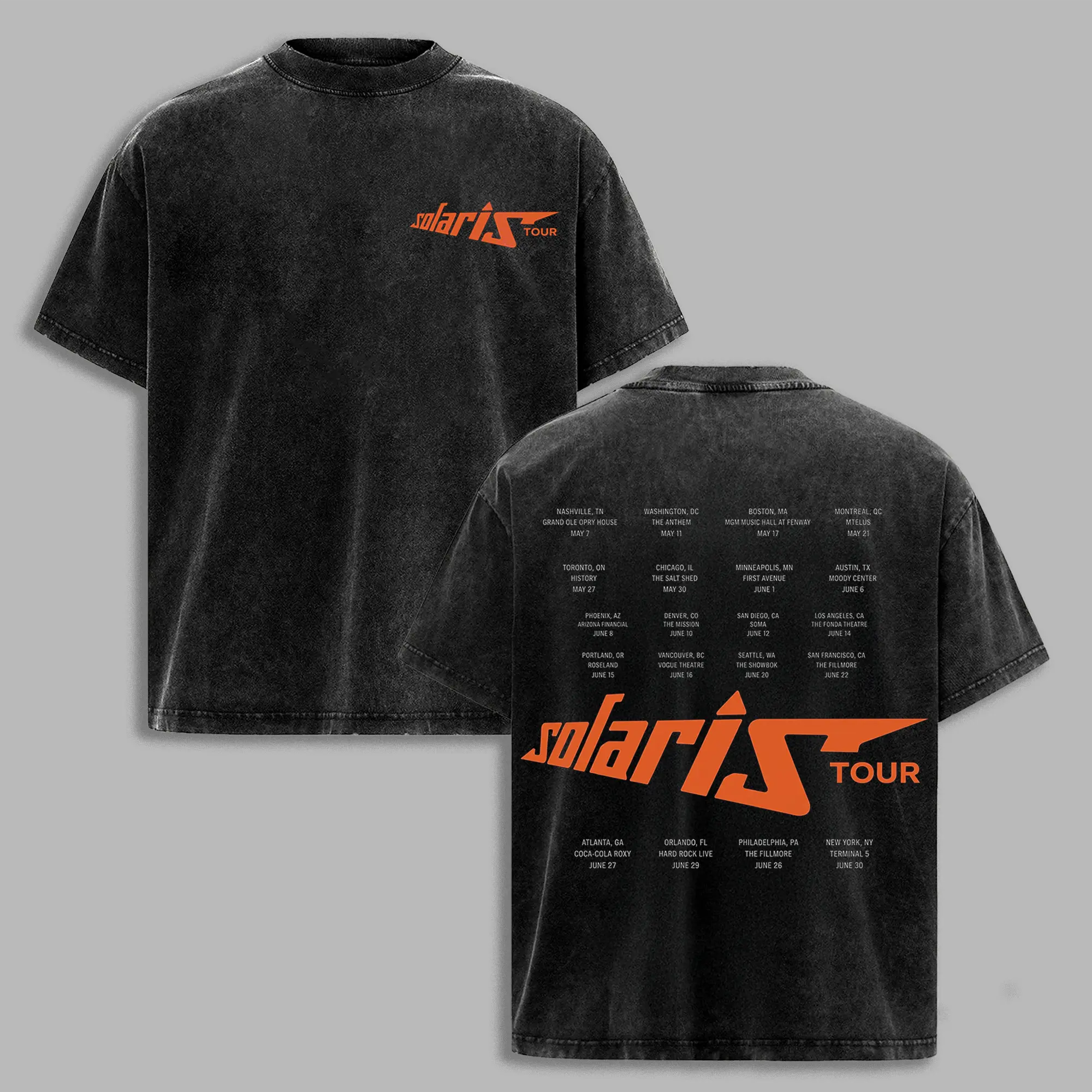 Joji Solaris Tour #5 T-Shirt, Glimpse Of Us Vintage Washed Black Concert Graphic Tee, Retro Joji Merch Shirt for Fans, Oversized Heavyweight Cotton Aesthetic Streetwear Top