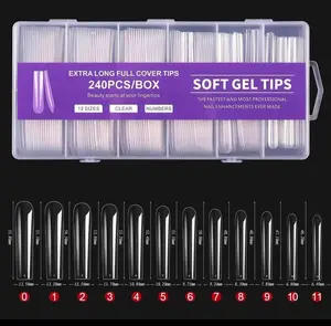 Square press on tips xxl