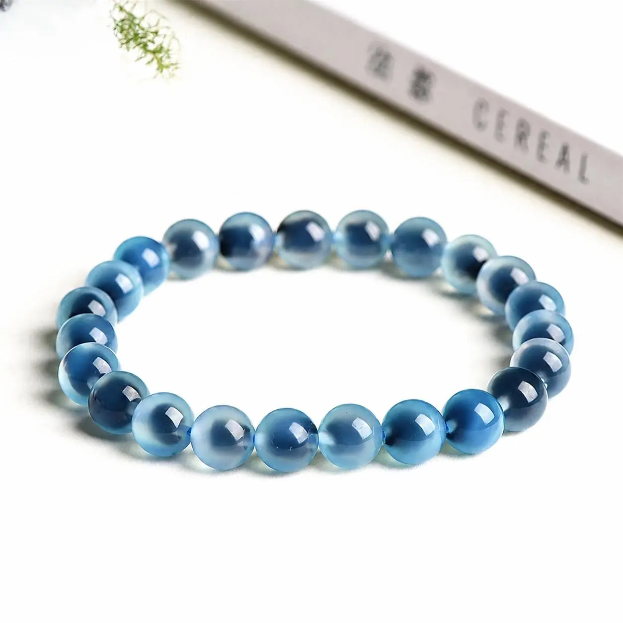 6mm & 8mm Candy Agate Beaded Stretch Bracelet, Icy Translucent Natural Gemstone Band, Pastel & Earthy Colorful Summer Jewelry, Minimalist Stackable Wrist Accessory, Unisex Everyday Gift for Women, Men & Teens