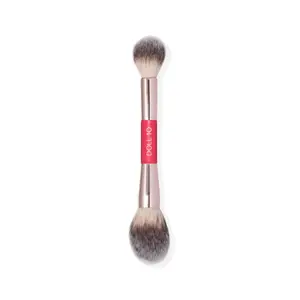 Double Ended Yellow Powder Brush