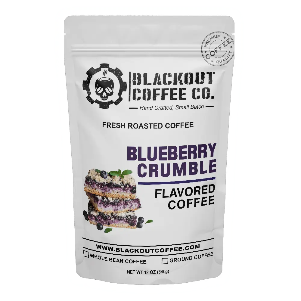 Blueberry Crumble Flavored Ground Coffee – Sweet, Fruity & Bakery-Inspired – Perfect for Morning Treats, Cozy Breaks & Dessert-Lover Sips