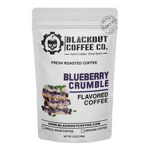 Blueberry Crumble Flavored Ground Coffee – Sweet, Fruity & Bakery-Inspired – Perfect for Morning Treats, Cozy Breaks & Dessert-Lover Sips