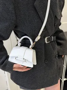 New Fashionable Casual Crossbody Shoulder Bag, Crossbody Purses, Lightweight Mini All-Seasons Versatile Small Square Bag, Plain Design