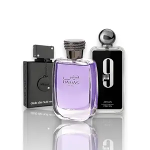 Armaf | Hawas for Him + Club De Nuit Intense Man + 9 pm Black | 3 - Piece Multi Pack Fragrance Set for Men | 100 ML each Vanilla Amber