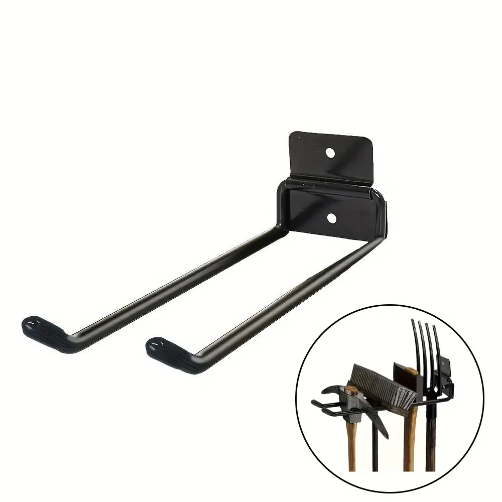 Wall-Mounted Hooks for Garden Tools, Durable Storage Solution for Shovels & Rakes, Efficient Yard Organizer for Outdoor Use, Wall Mounted Holder