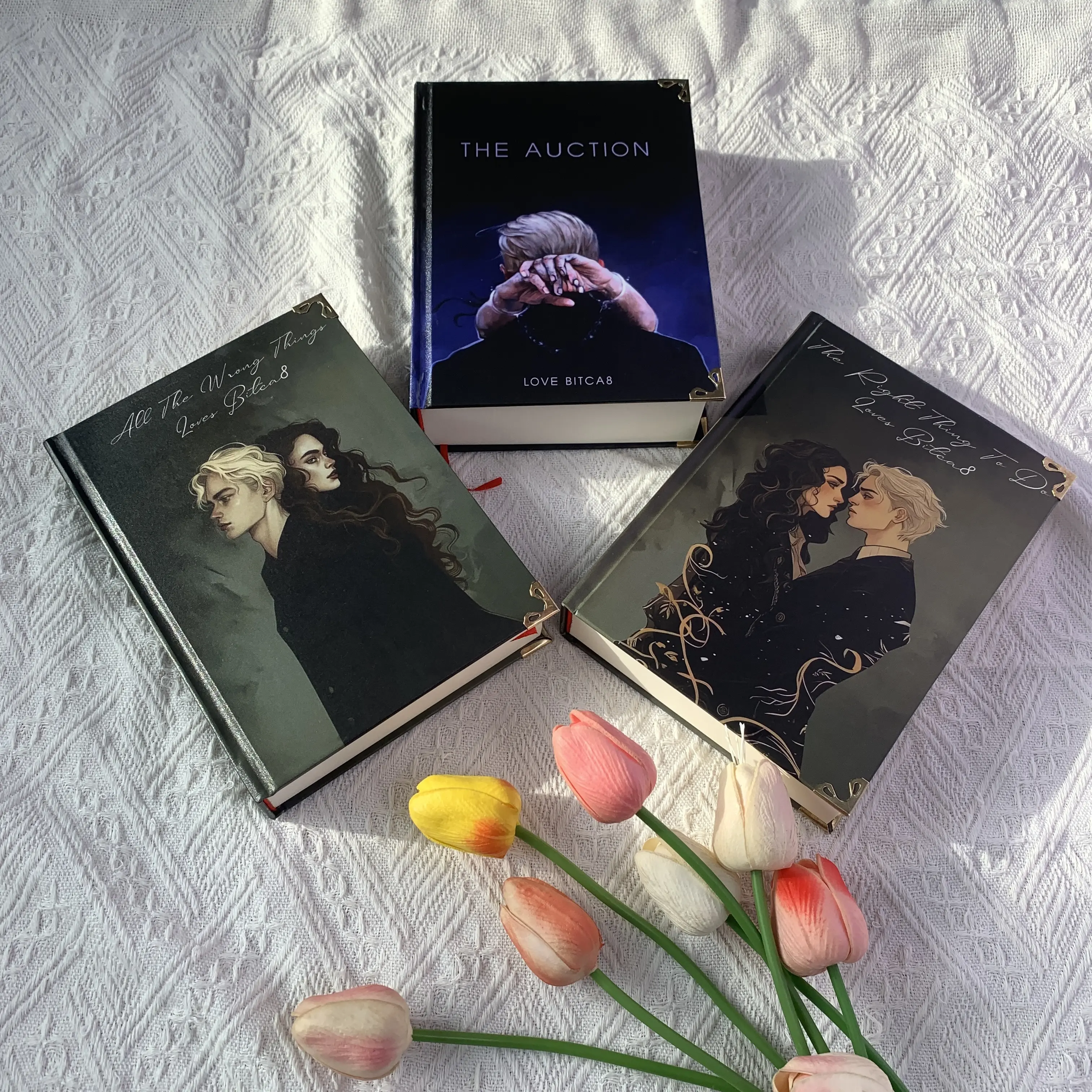 The Auction Series Hardcover Book Set - Handmade Special Edition-  Collector's Gift