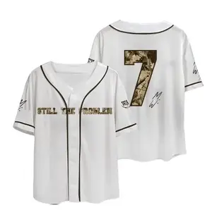 Full Print WWallenn Western Still The Problem Tour Baseball Baseball Jersey Jersey, Vintage Casual Unisex Jersey Shirt for Men & Women, Baseball Jersey for Men and Women, Baseball Jersey Style