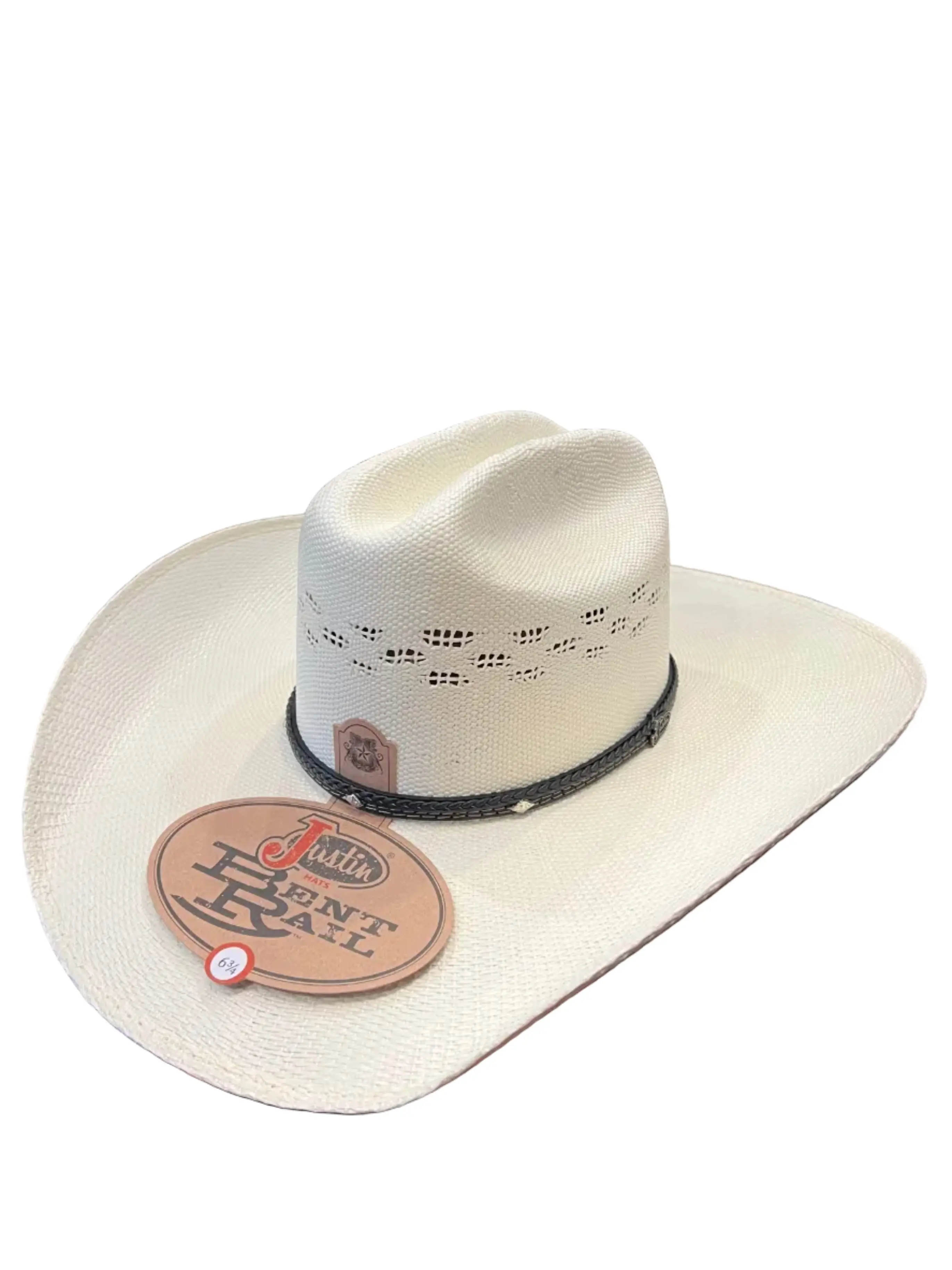 JUSTIN BENT RAIL FALCON STRAW HAT- JS4256FLCN44