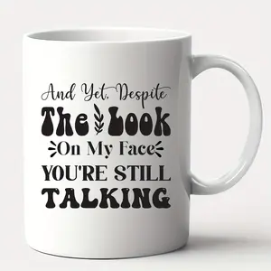 1PC, Funny Coffee Mugs, Funny Gifts, Gag Gifts, White Elephant Gift, Christmas Gifts, 11OZ White Coffee Mug