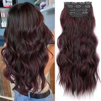 Burgundy mix Dark Brown