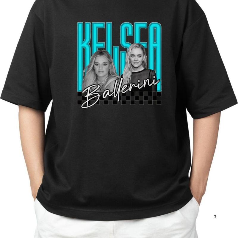 Kelsea country sweatshirt, retro checkered country shirt, popular country western tee, neon shirt, Graphic Shirt, Fun and