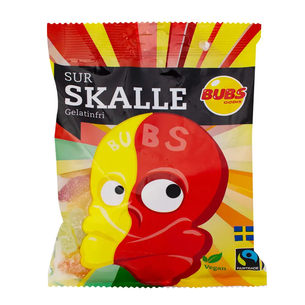 1 Pack Sour Skull 90g Bag