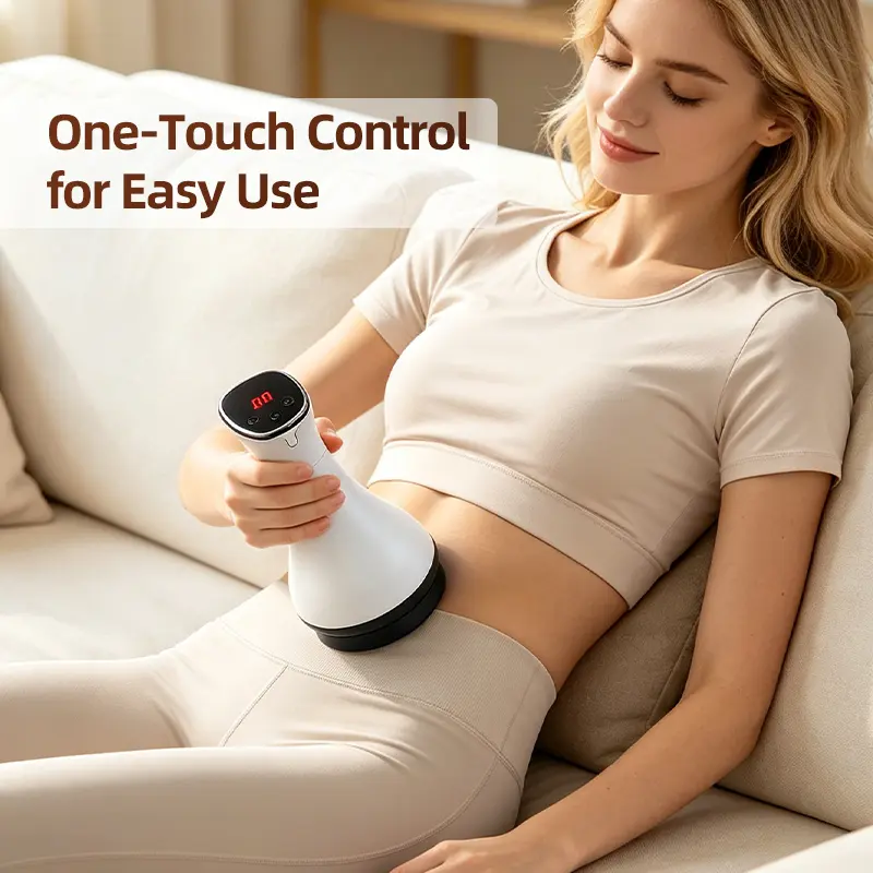 Electric Cupping Massager for Muscle Relief & Detox, Shaping Therapy Tool for Back, Leg & Waist - Rechargeable 1200mAh Built-in Li-ion