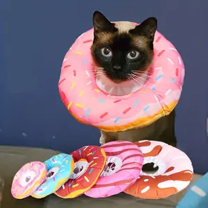 Elizabethan Collar Cat Scarf,  Anti-Scratch Pet Collar for Cats and Dogs