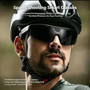 Outdoor Adventure Photography Glasses, WiFi Direct High-Definition Video, Ip66 Waterproof Dustproof, Voice Wake-Up Multifunctional Sports Sunglasses
