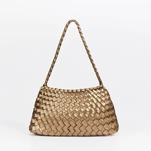 Estrella Sling Hobo - Handwoven Lightweight Boho Shoulder Bag Under Arm Tote Artisan Woven Bag for Work & Weekend