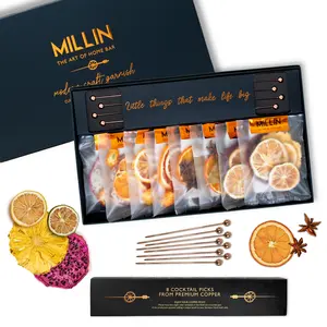 MILLIN GOURMET GARNISH PREMIUM GIFT SET (35 slices + 8 picks)