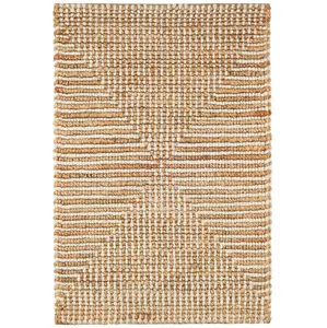 Kelan Ivory Handwoven Jute Rug 10x14