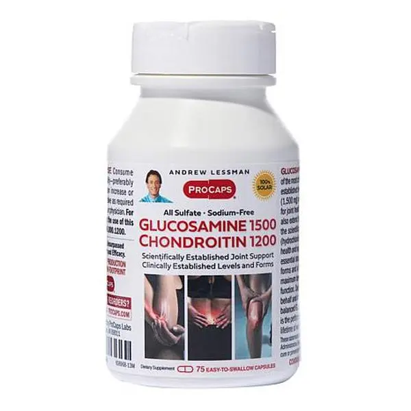Andrew Lessman Glucosamine and Chondroitin - 75 Capsules