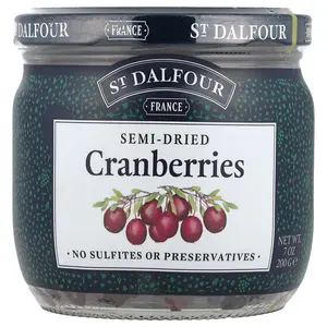 St. Dalfour Semi-Dried Cranberries, 7 oz (200 g)
