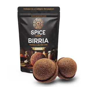 Large Birria Spice Orbs 2-Pack – Perfect Spice Bomb for Authentic Birria Crockpot Cooking – Instant Birria, Great Flavor – Makes 5-8 lbs Per Orb!