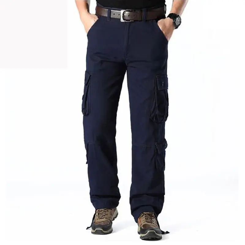 Eight pockets in navy blue