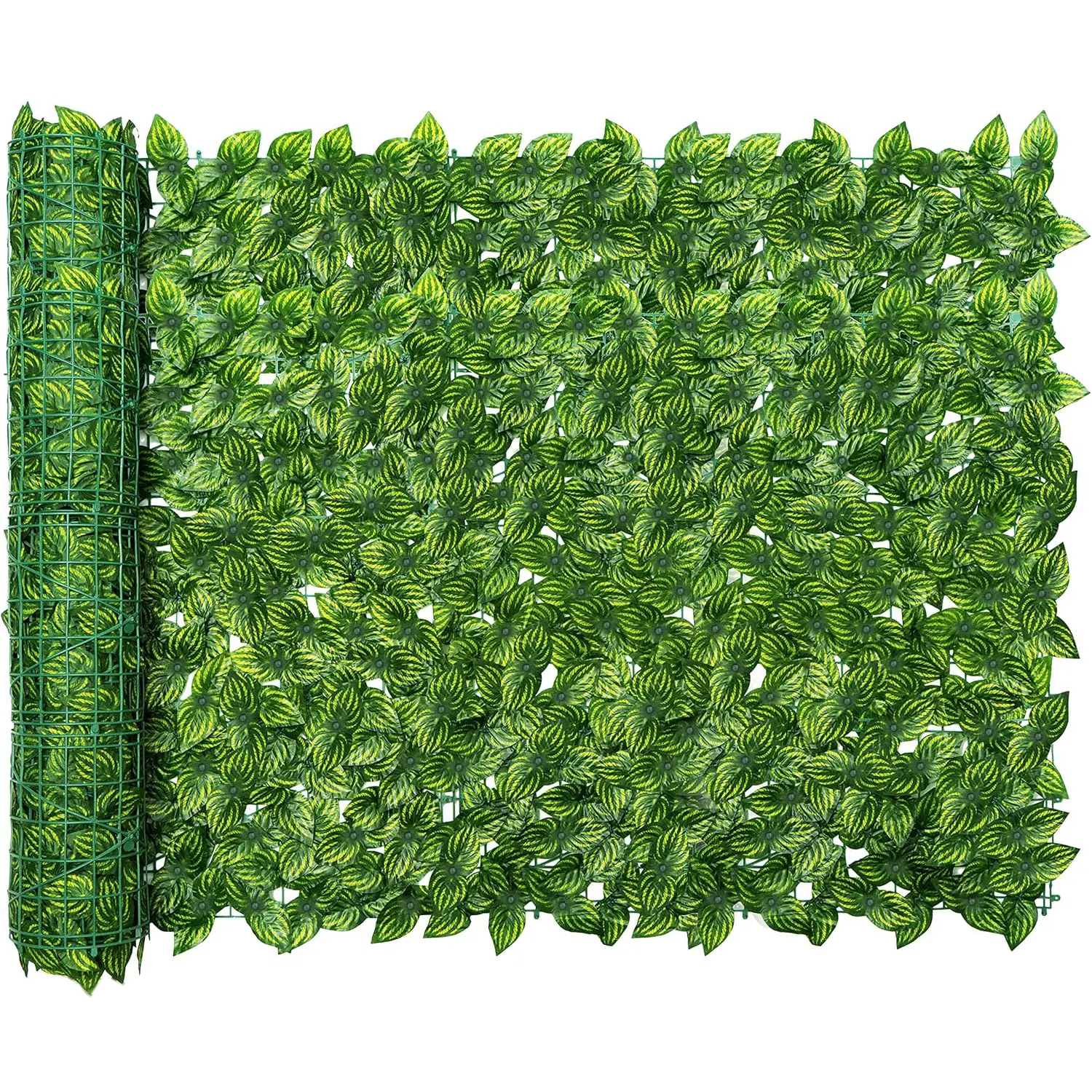 Sinsoledad Lush Artificial Ivy Privacy Fence Screen, 20"x118" Expandable Easy-to-Clean Faux Hedge with Zip Ties, Homegoods Decoration Items for Outdoor Garden, Wall Shielding