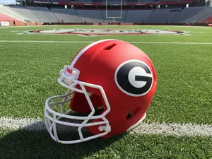 GA Bulldogs Custom 3D Printed Helmet