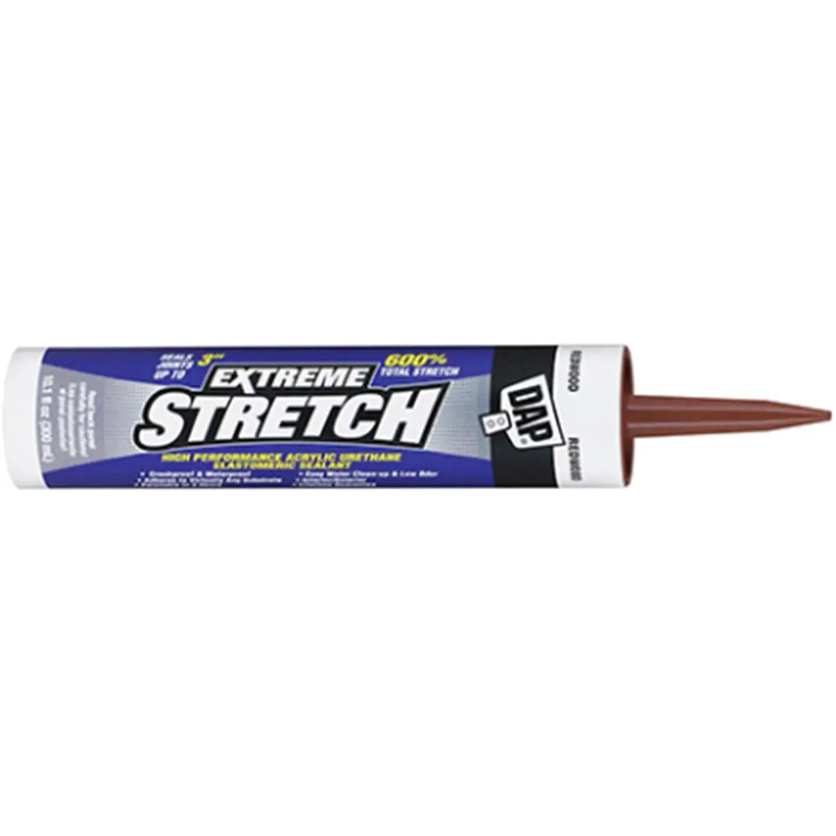 DAP High Performance Extreme Stretch Elastomeric Sealant - 10.1 oz Redwood, Pre-Mixed Sealers, Waterproof Seal, Liquid Sealers, Sealant Liquid Sealers