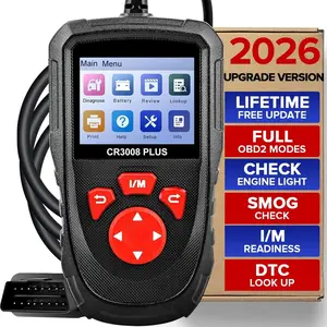 Professional OBD2 Scanner Diagnostic Tool CR3008 Plus,-Key I/M,Lifetime Update Code Reader, Check Engine Code Reader OBDII  Scan Tool for   After 1996, Test