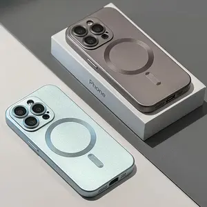 Matte Soft Protective Smartphone Casing - Cellphone Cover with Lens Protection Film, Screen Protector, Mobile Phone Accessories for iPhone 17,16,16E,16 Plus,15,15 Plus,14,14 Plus,13,12,11,Pro Max