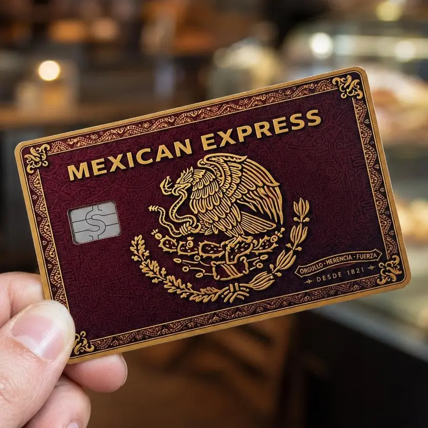 Mexican Express Debit Card Skin Sticker 2 Pack Funny Vinyl Cover