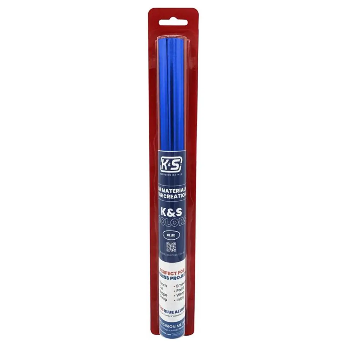 0.04 x 12 x 24 in. Blue Aluminum Foil