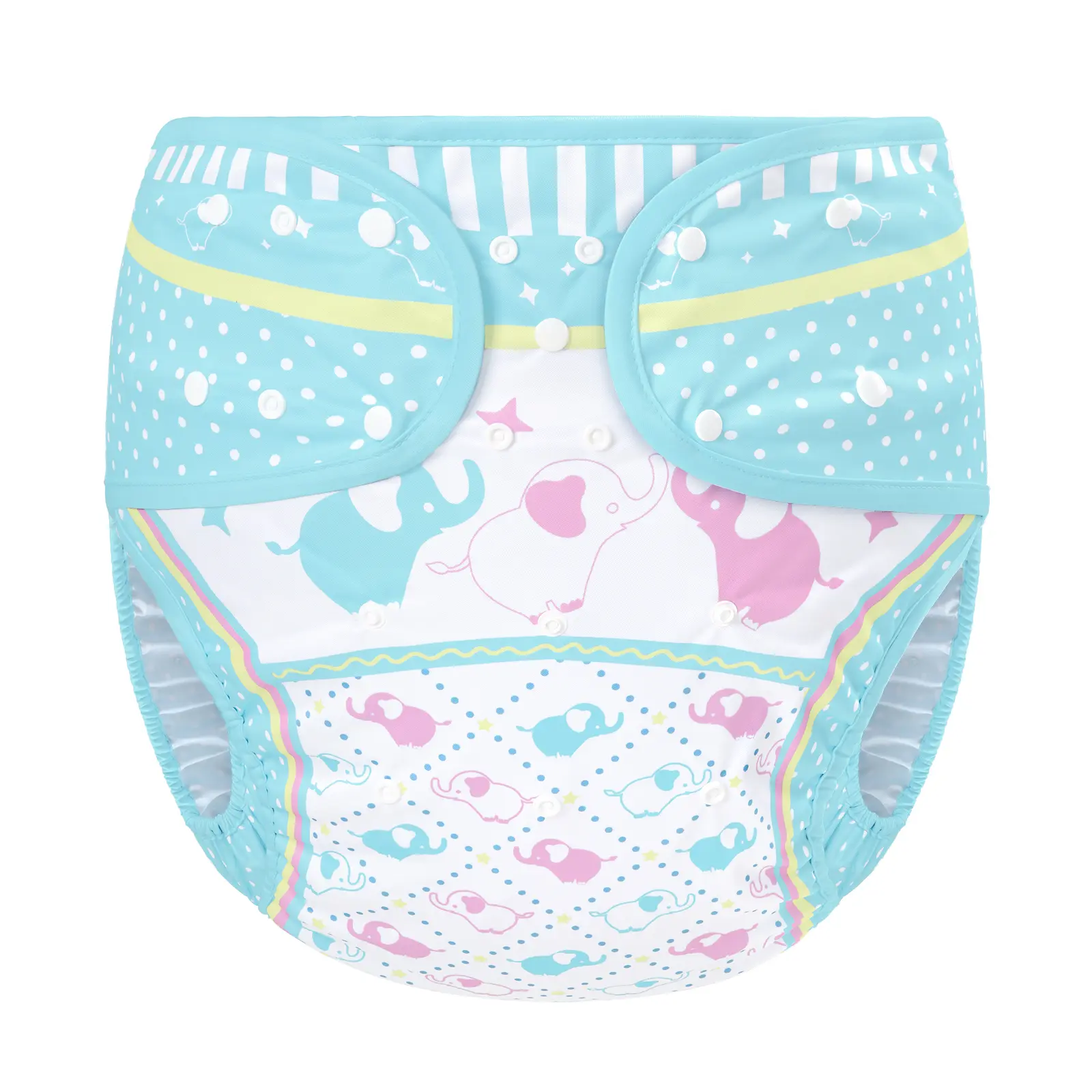 Littleforbig Washable Adjustable Reusable Waterproof Cloth Adult Diaper Wrap Cover One Size - Little Trunks