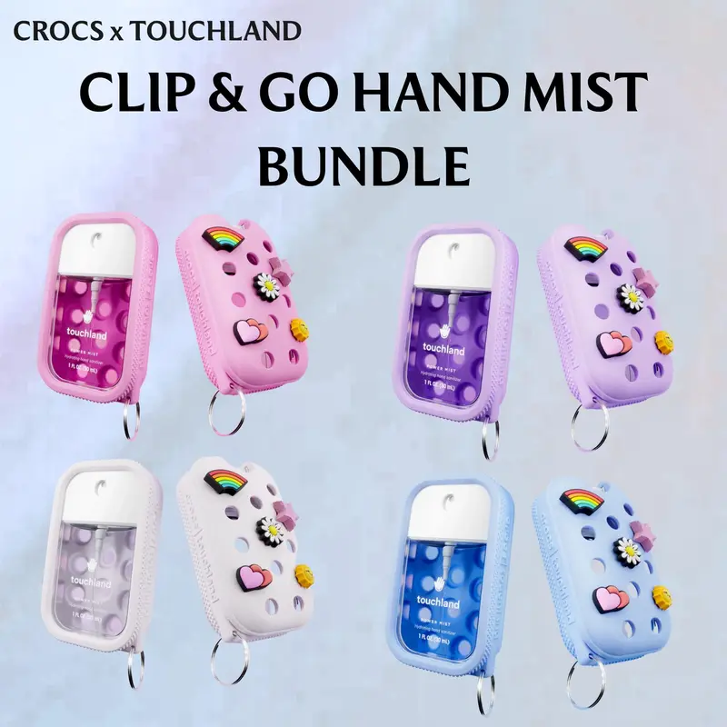 Crocs x Touchland Clip & Go Hand Mist Bundle