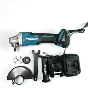 Makita DGA404 Cordless Angle Grinder High Performance Brushless Tool For Rust Removal Surface Smoothing Metal Finishing Home Improvement