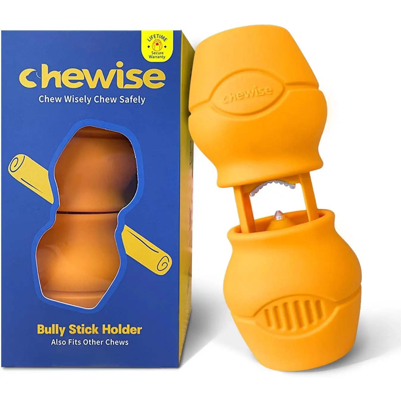 Chewise Bully Stick Holder, Improved Bully Sticks Holder,  Secure Heavy Duty,  Safety Device to  , Fits Various Bully Sticks and  Sizes