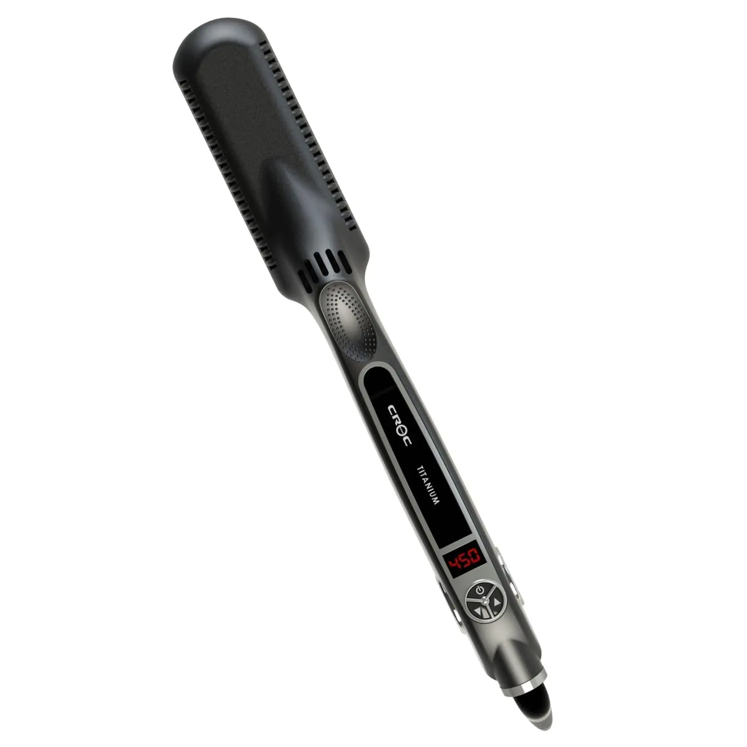Croc Classic Silver Titanium Flat Iron 1.5"