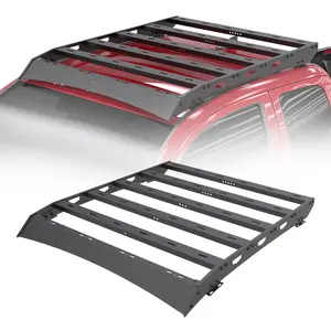 Assess Cab Heavy-Duty Roof Rack Cargo Basket Compatible with Toyota Tacoma 2nd 3rd Gen (Access Cab Only) 2005-2023, Steel Roof Top Cargo Carrier Luggage Rack, 350 Lbs Max Load Weight