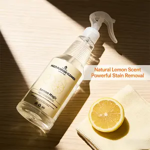 SAKIDOO Clean Biodegradable Multi-functional Cleaner - 17 floz ounces - Non-toxic cleaning spray - Multi-purpose cleaning spray, suitable for various surfaces such as kitchens, countertops, furniture, floors, homes and household environments. Cold Grease