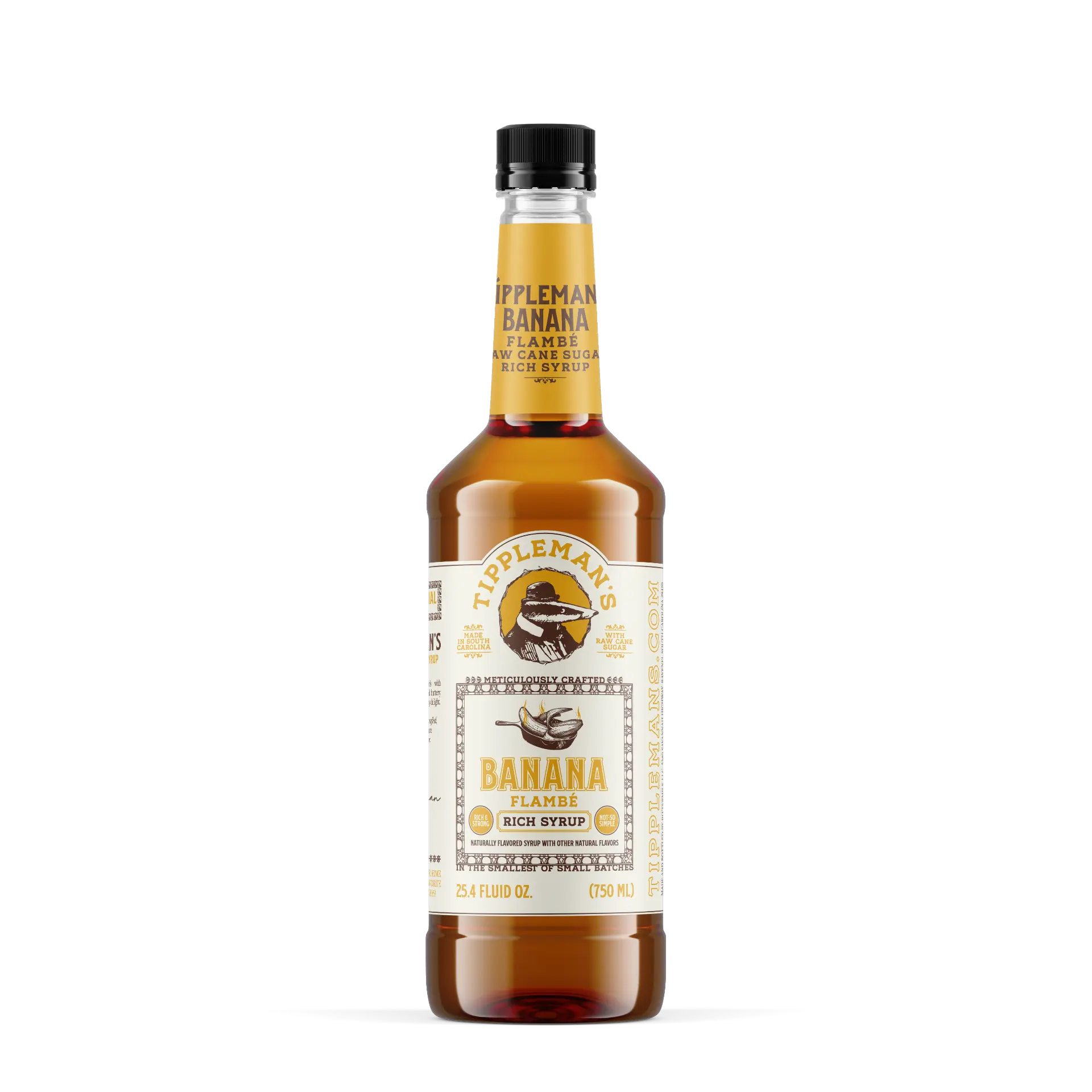 Tippleman’s Banana Flambé Syrup | Banana Coffee & Latte Syrup | Bananas Foster-Inspired Drinks