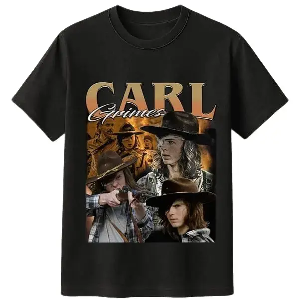 Vintage 90s Carl Grimes Graphic Tee - Unisex Actor Character Movie Shirt