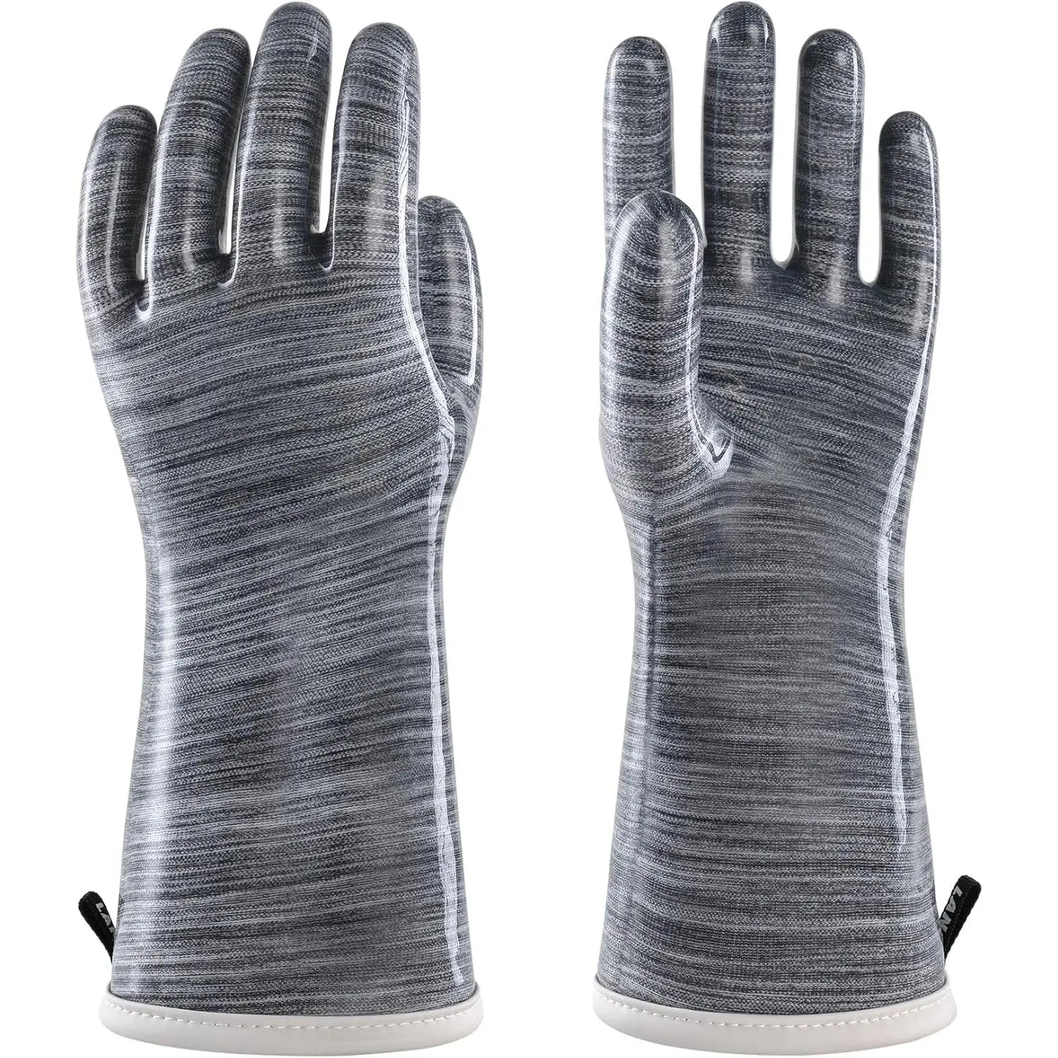 Liquid   Oven Gloves, -Contact Grade, Heat Resistant Gloves for Cooking, Grilling, Baking, Black, XXL/11