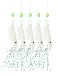 BLUEWING Sabiki Rigs 2pcswith Hook Shrimp Lures #12